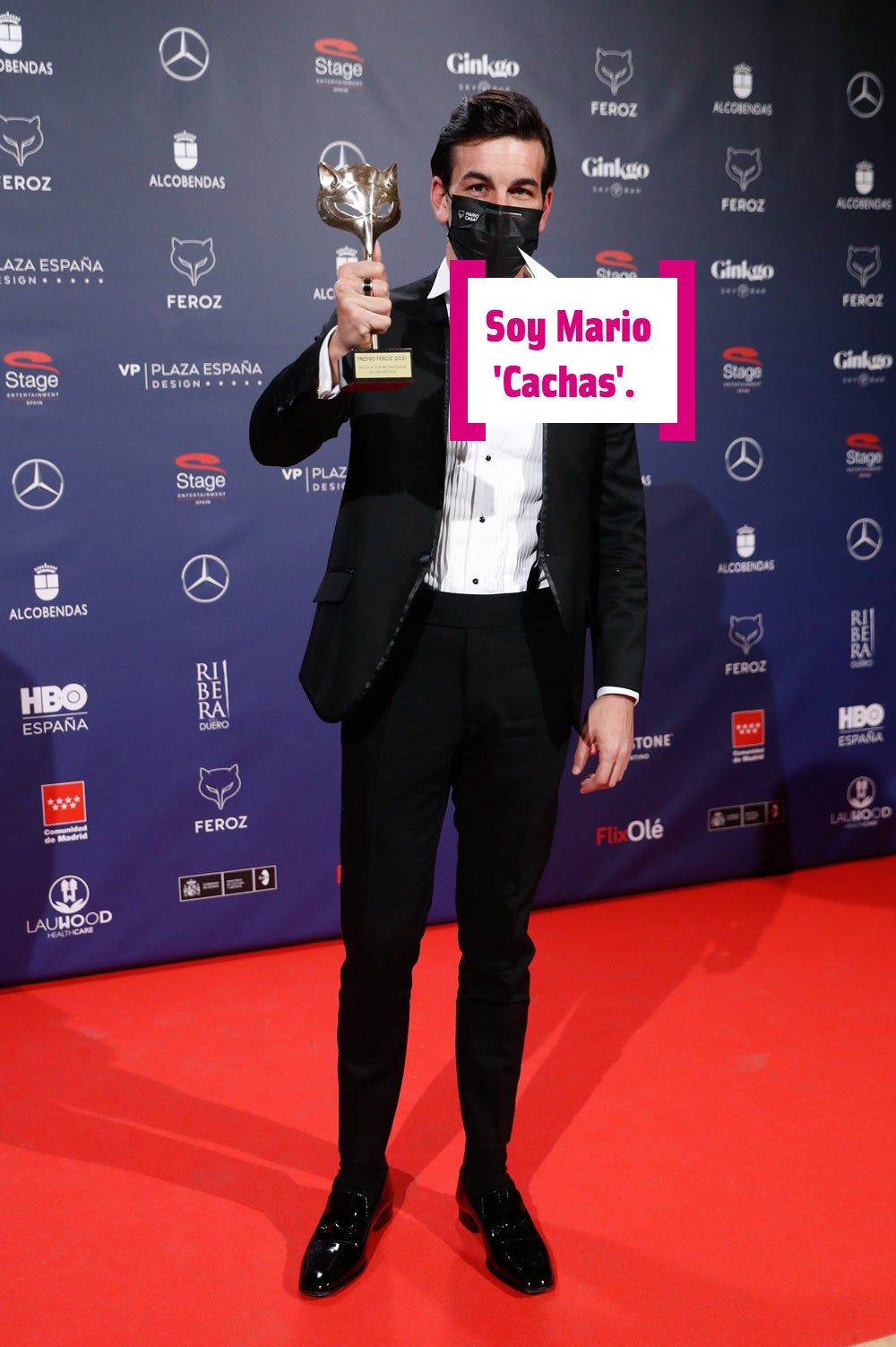 Mario Casas en los Premios Feroz