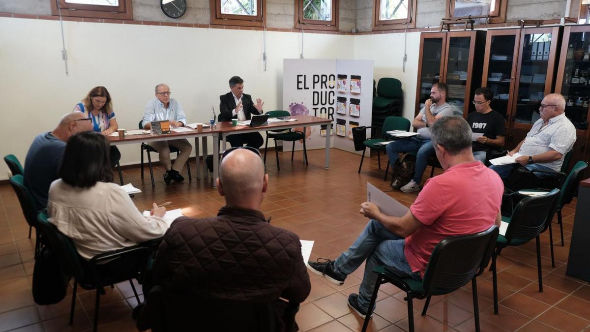 Un momento de la celebración de la última Mesa Insular de la Apicultura.