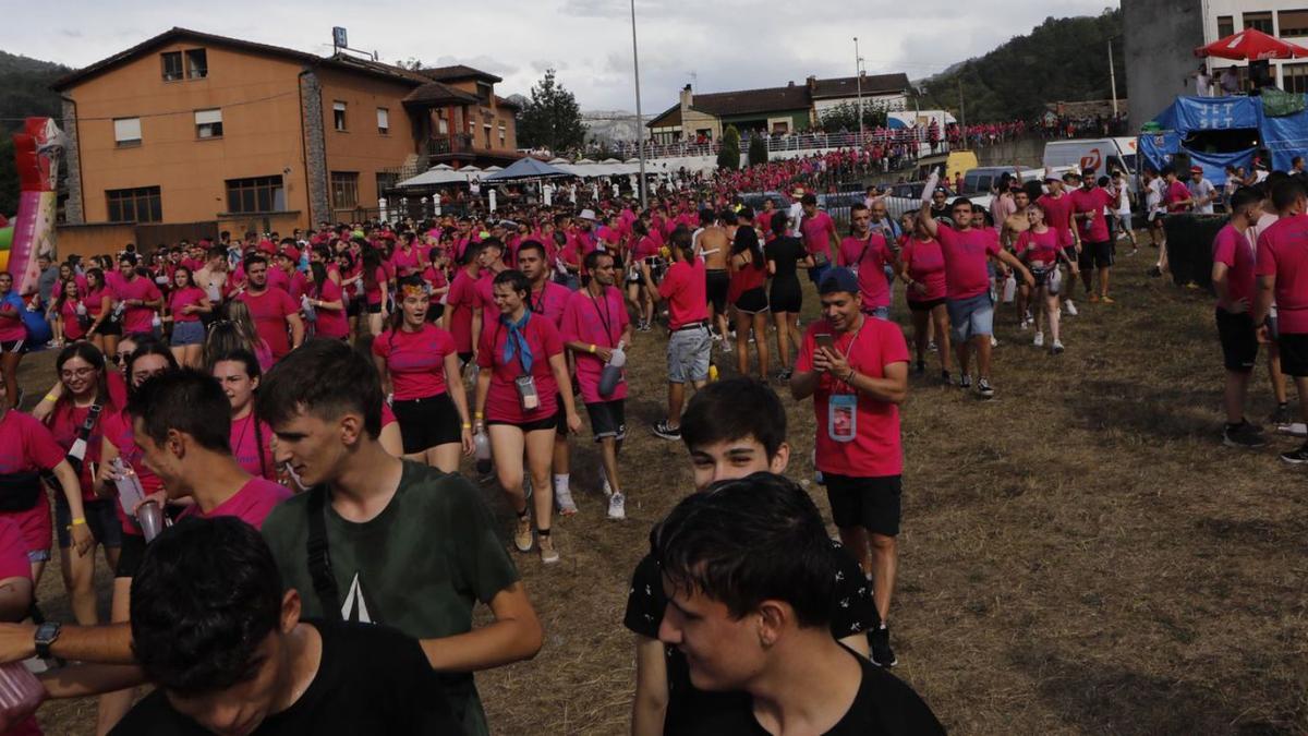 Aspecto de La Chalana con la llegada de los romeros | F. Rodríguez