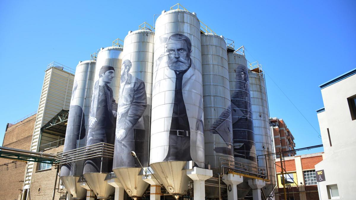 Los depósitos de Ámbar en la fábrica de La Zaragozana de San José.