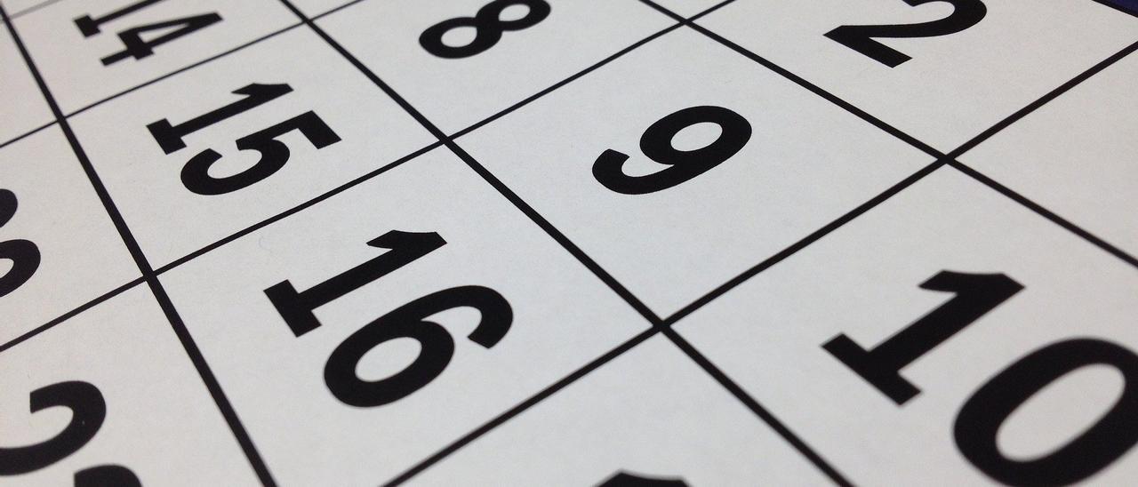 Un calendario sin años, meses ni días