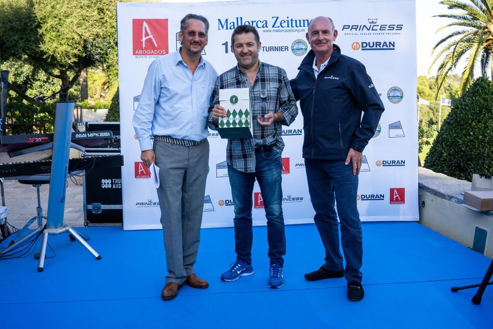 Die Preisverleihung beim MZ-Golfturnier 2019