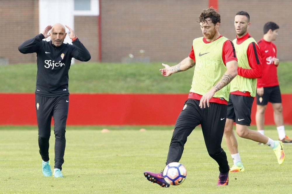 Entrenamiento del Sporting