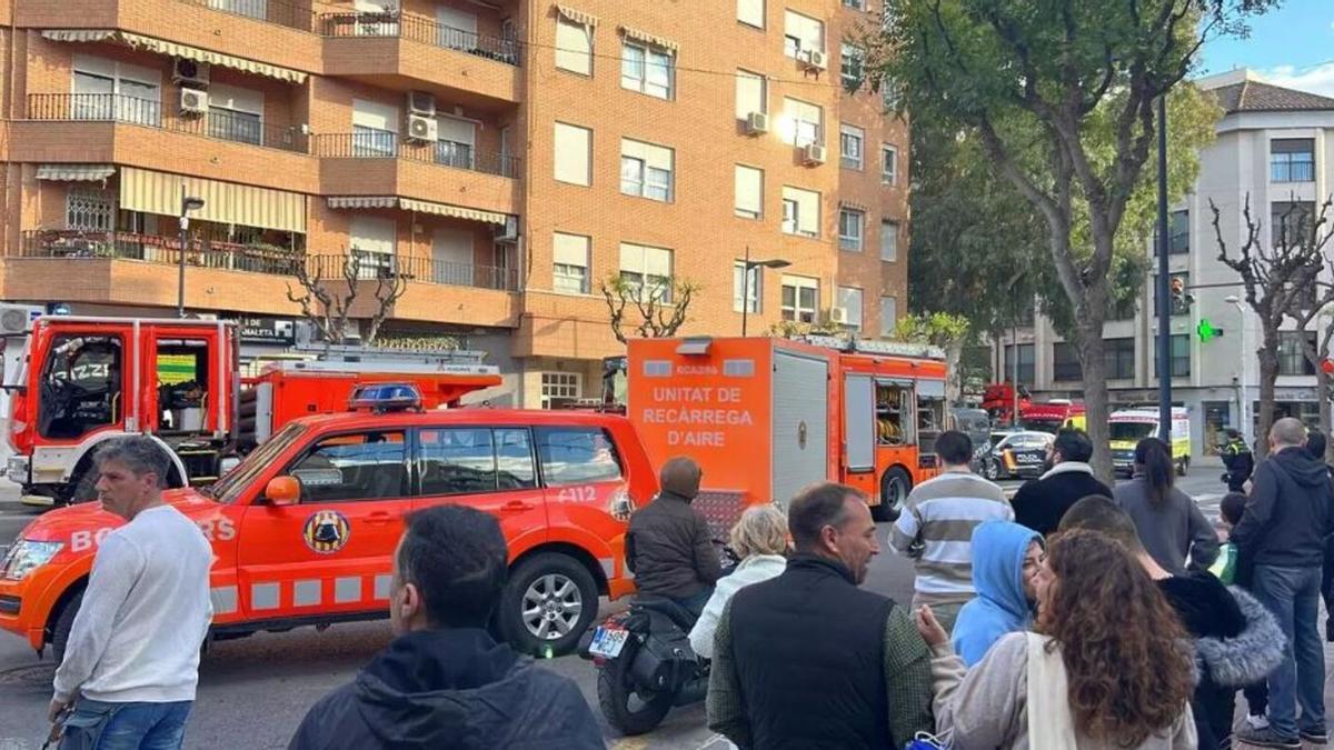 Operativo de emergencias en Mislata