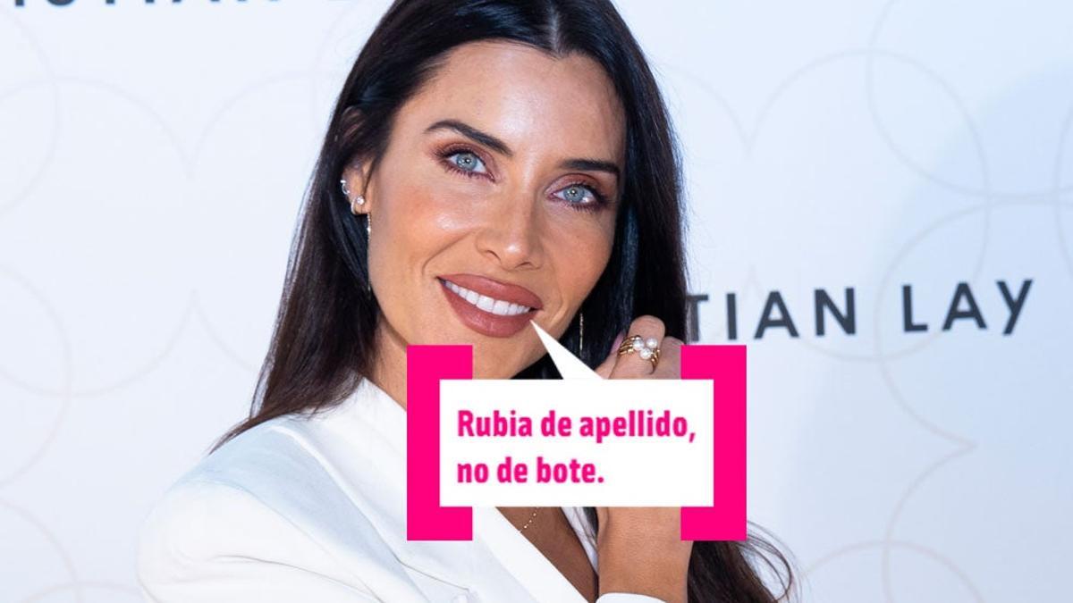 Pilar Rubio durante un evento de la firma Christian Lay