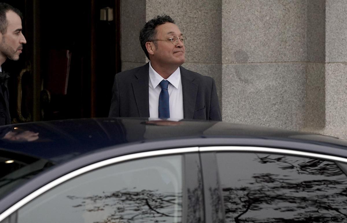 Álvaro García Ortiz, Fiscal General del Estado, a la llegada al Tribunal Supremo