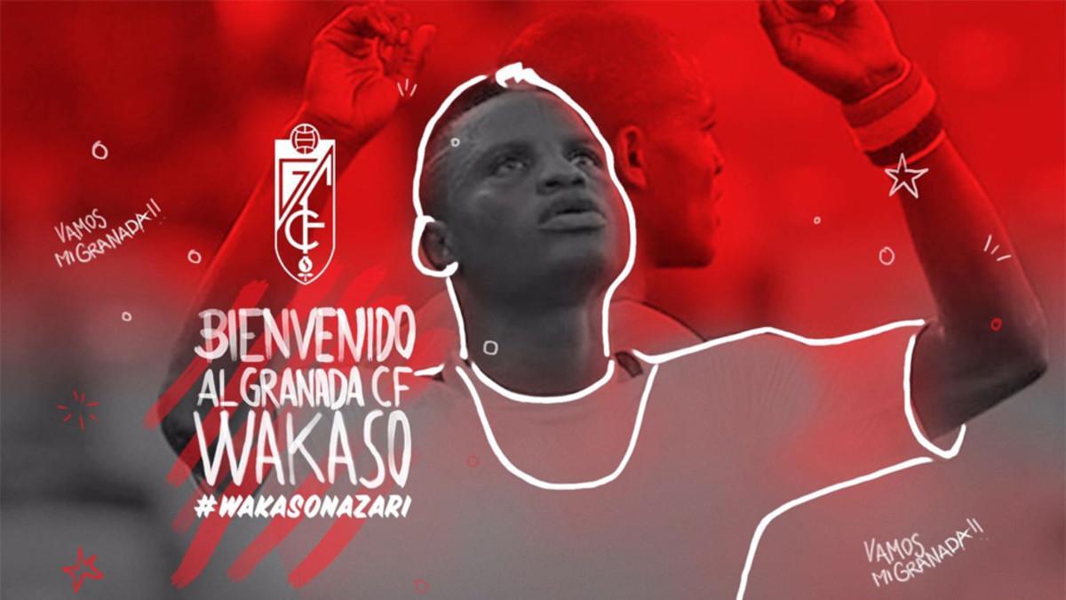 Wakaso ya es nuevo jugador del Granada