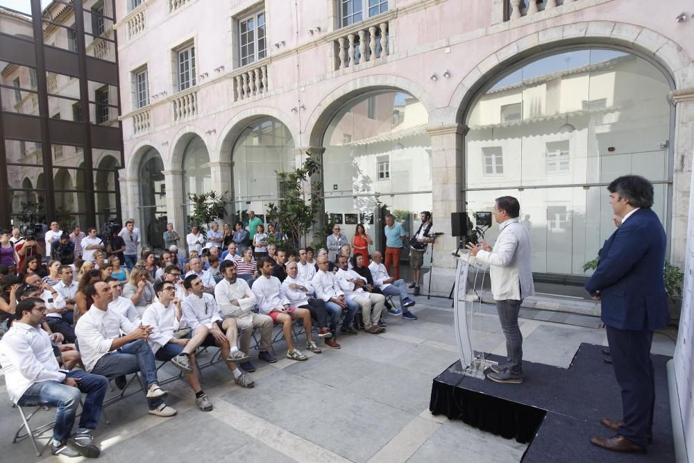 Acte de presentació de la gala Michelin 2017 a Girona