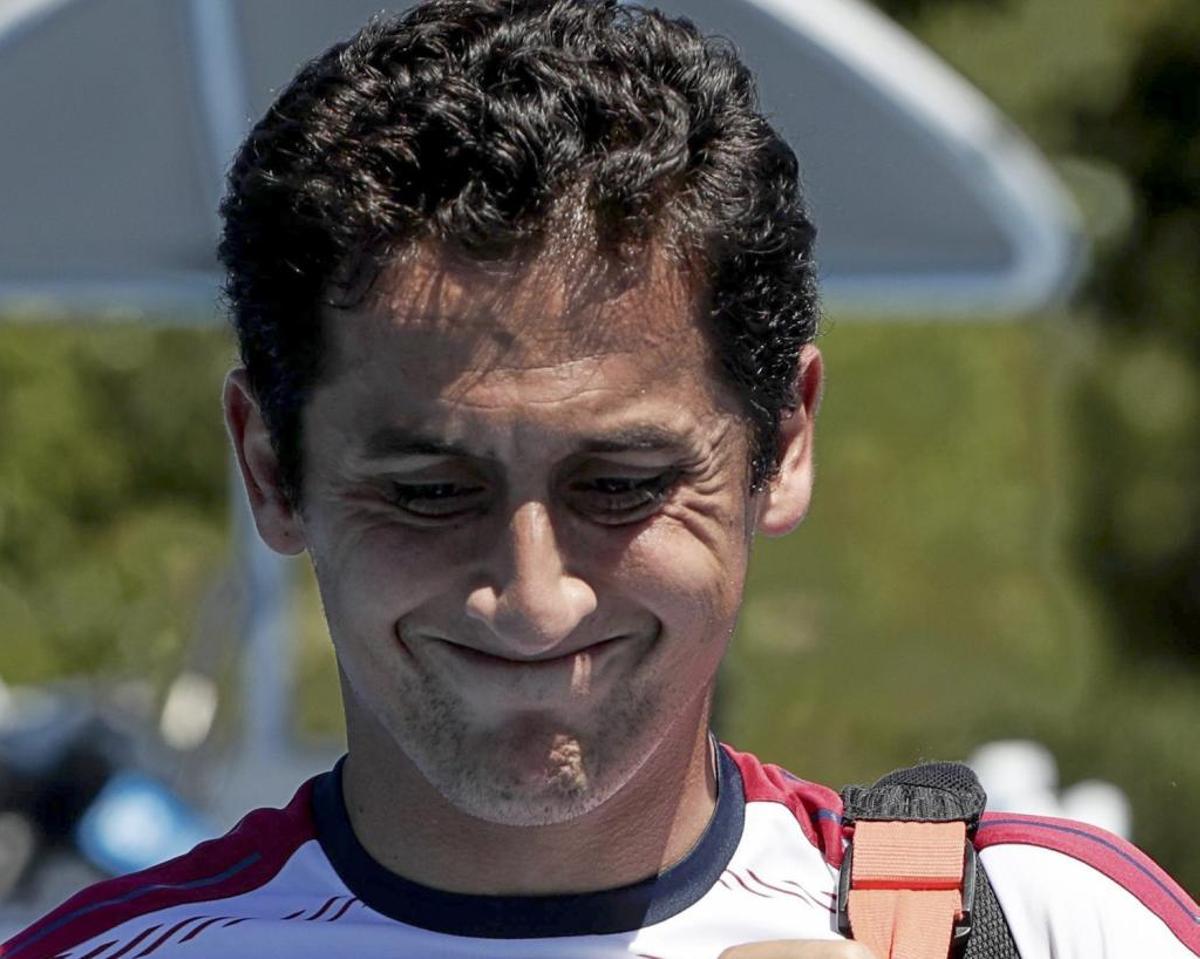 Almagro se retiró en su partido ante Chardy.