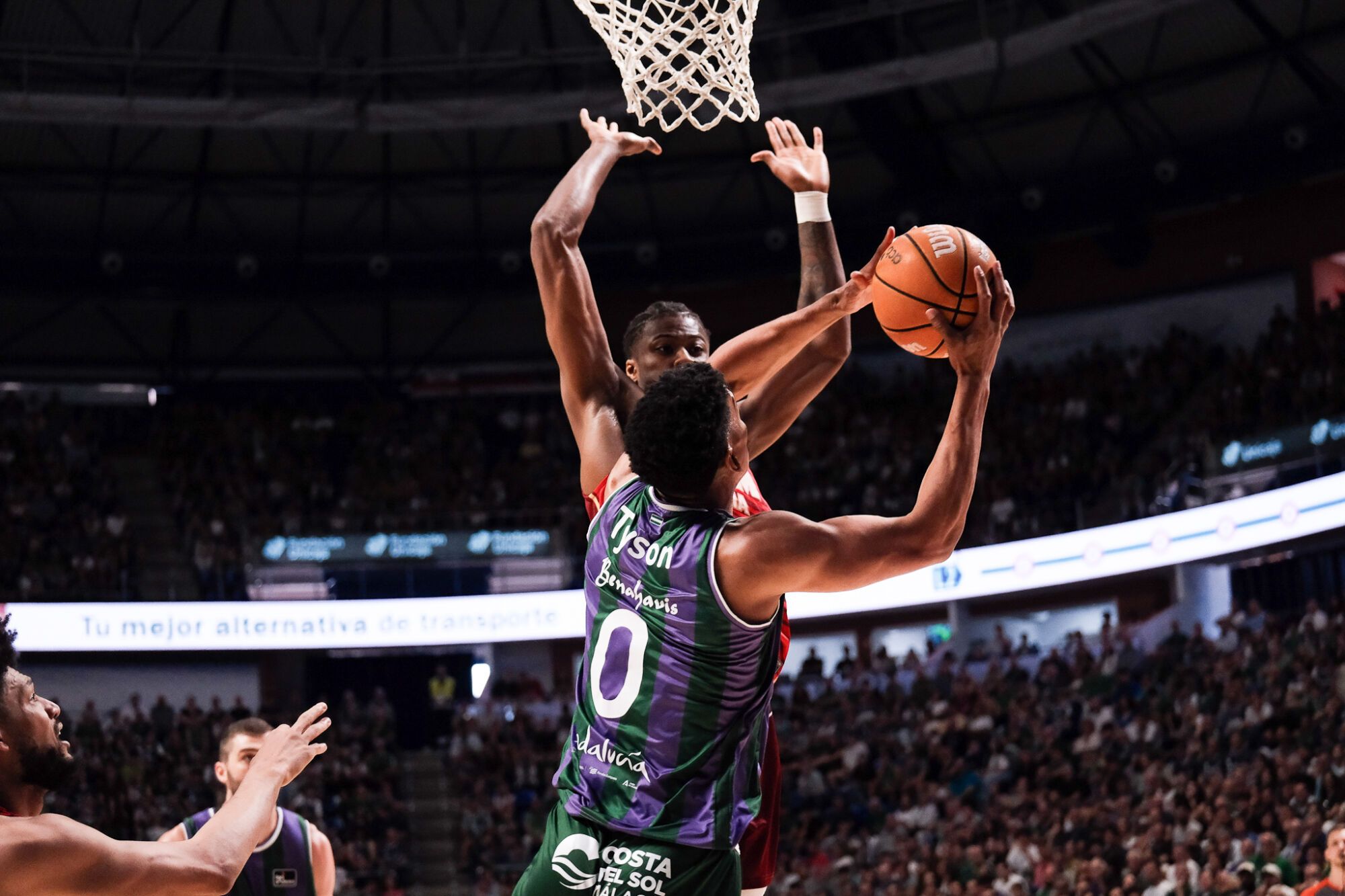 Imágenes del partido del UNICAJA vs UCAM Murcia en el Martín Carpena