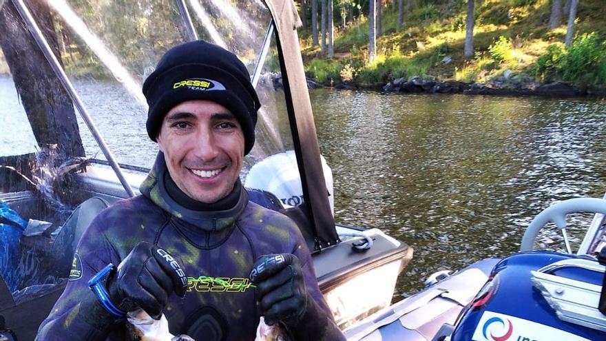 El sanxenxino Jacobo García, sexto en el Campeonato de Europa de Pesca Submarina