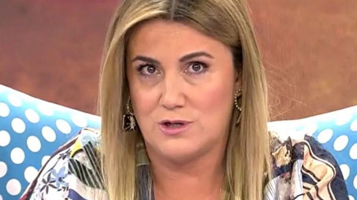 Carlota Corredera, en ‘Sálvame’. |  // TELECINCO