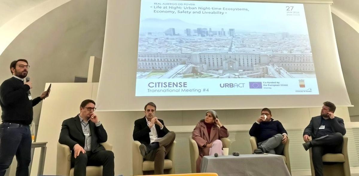 El regidor de seguretat ciutadana de Manresa, Anjo Valentí, participant a la trobada internacional de Nàpols