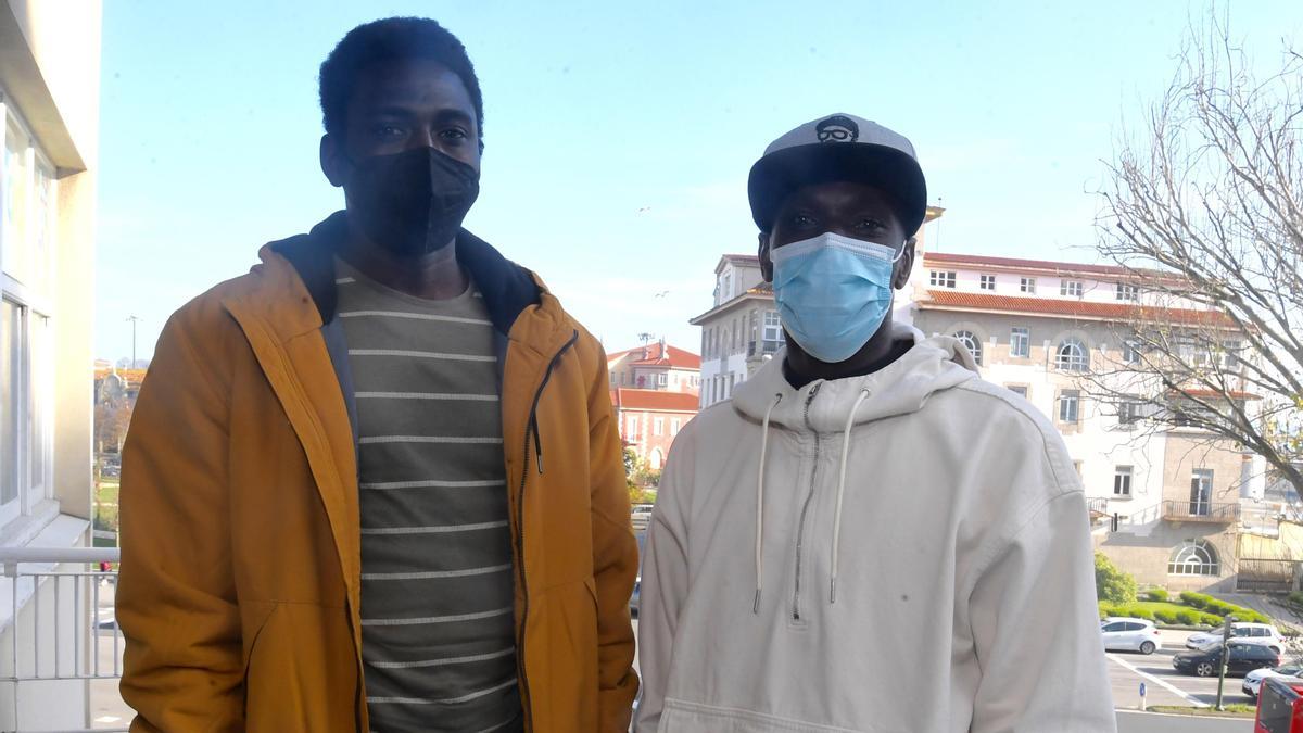 Magatte Ndiaye e Ibrahima Diack, los dos senegaleses que trataron de auxiliar a Samuel Luiz.