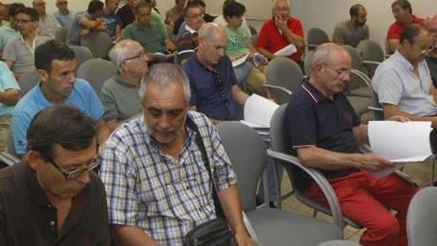 Reunión de la asamblea de la Federación de Fútbol de la Comunitat Valenciana en 2016.