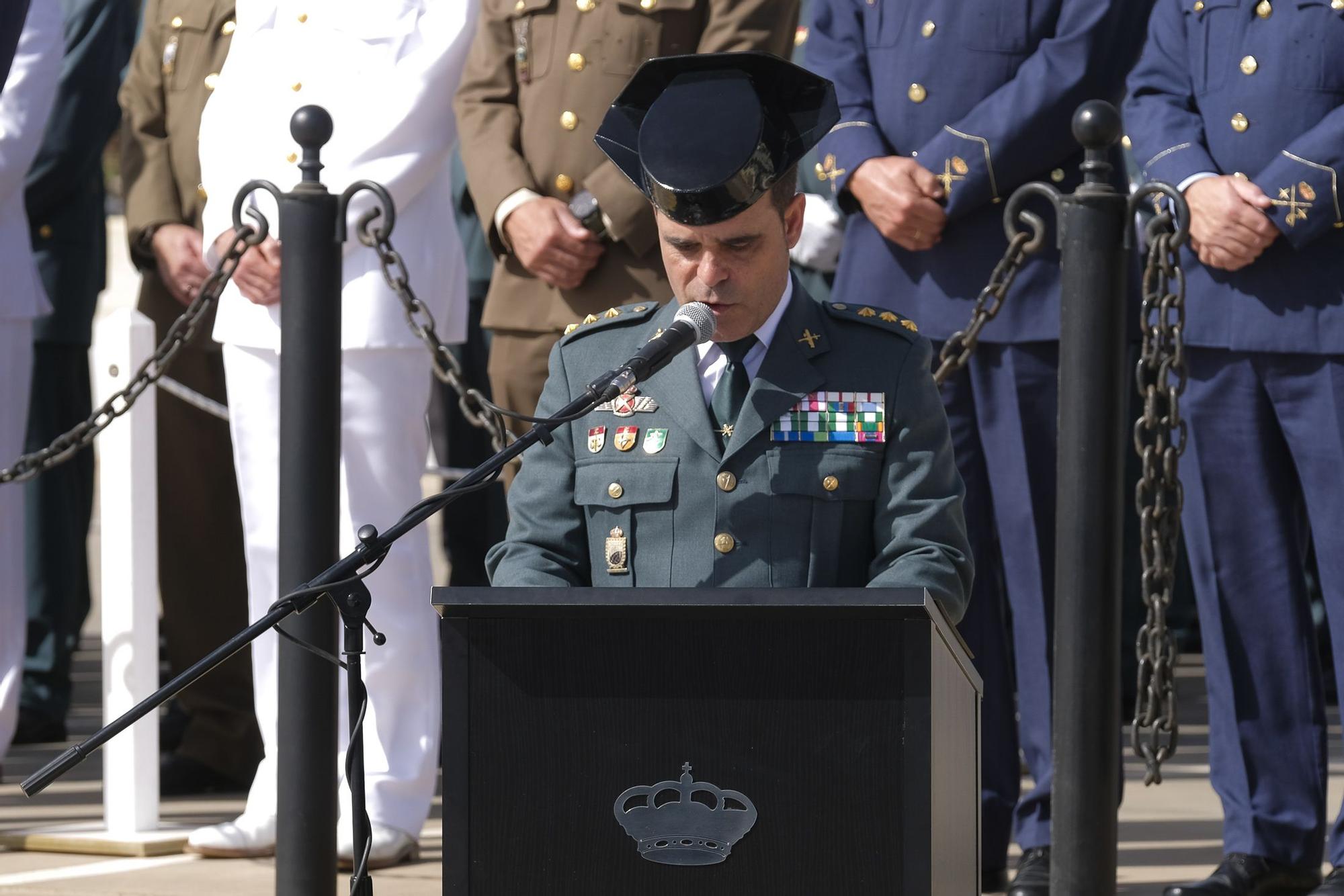 Toma de posesión del coronel jefe de la Comandancia de Guardia Civil