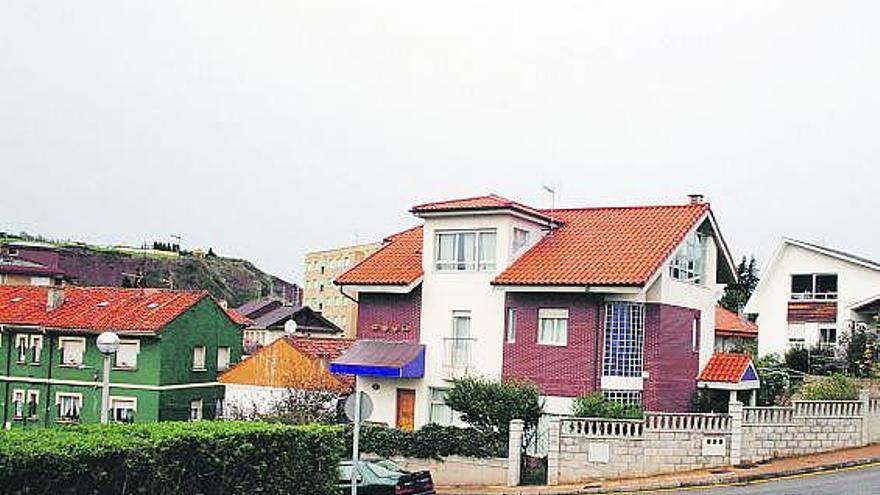 La casa del Camino del Faro, en Candás.