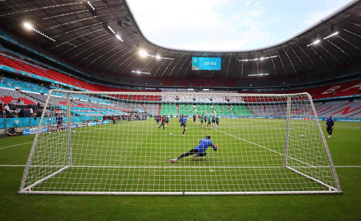 El estadio Allianz-Arena de Múnich