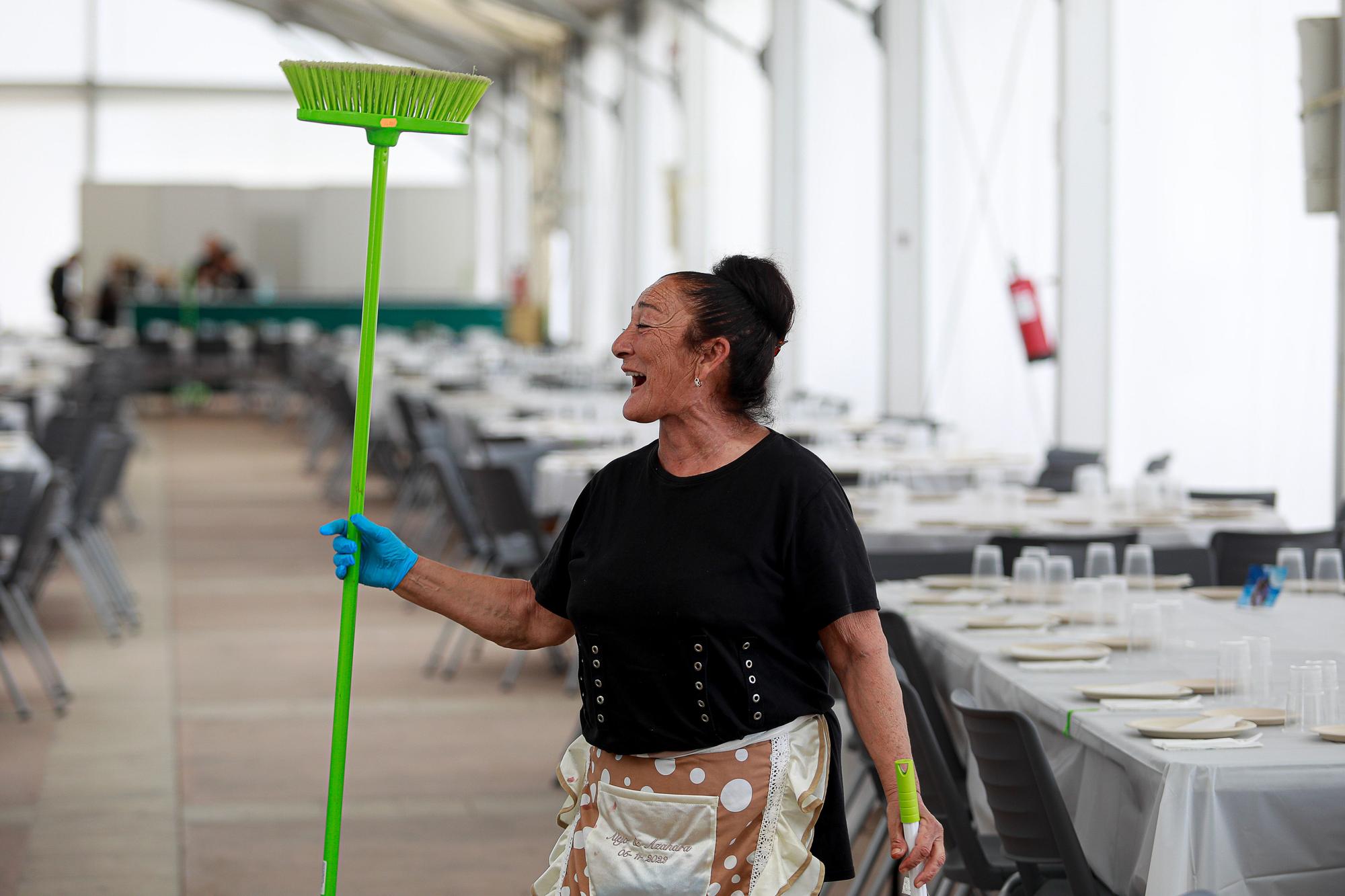 Preparativos de la boda gitana en Ibiza