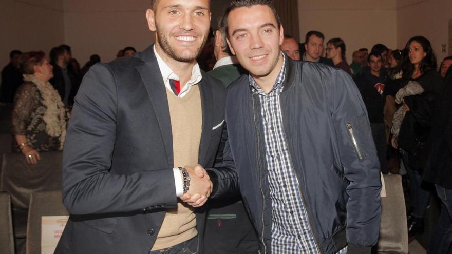 Lucas Pérez e Iago Aspas.