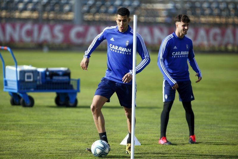 Entrenamiento del Real Zaragoza el 30 de enero