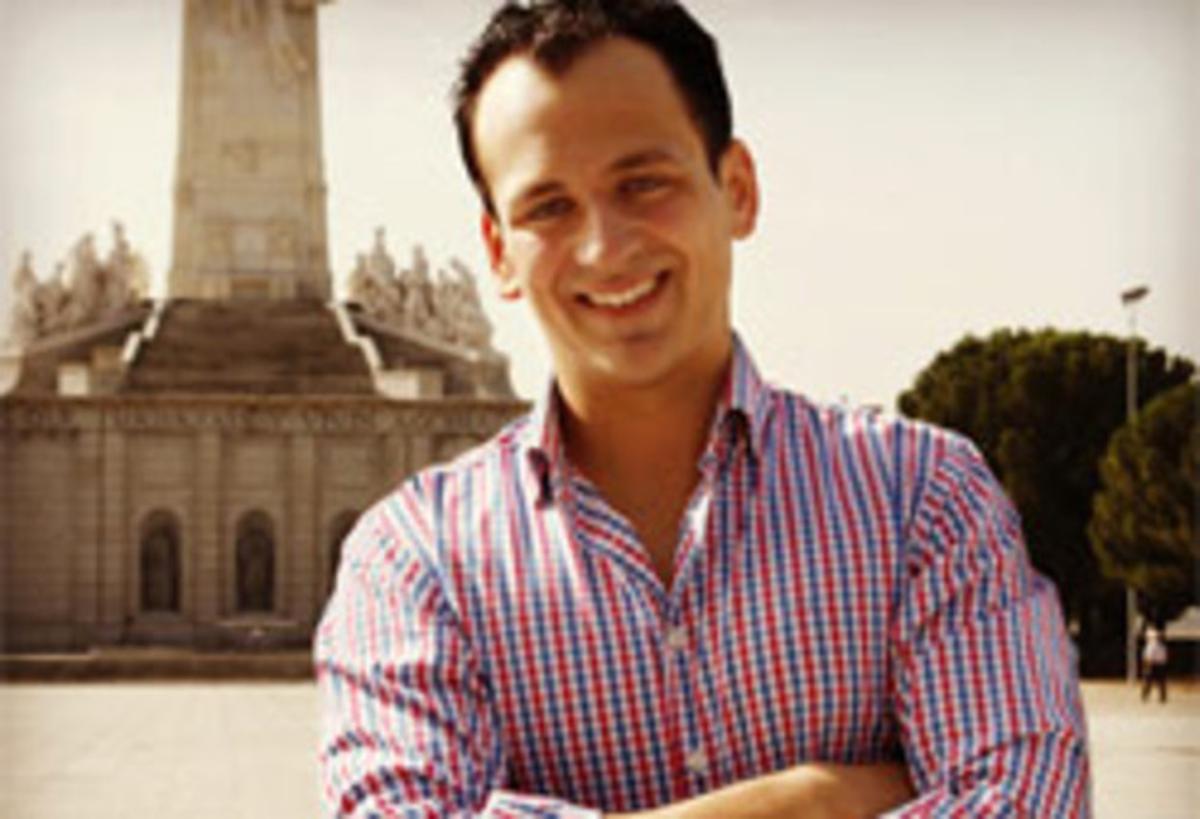 El dirigent de Noves Generacions, Antonio José Mesa. El dirigent de Noves Generacions, Antonio José Mesa.