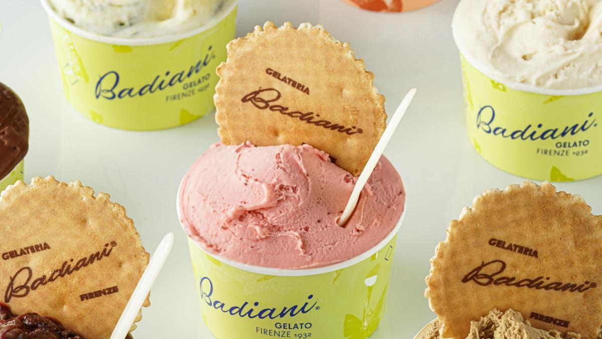 Helados de Badiani.