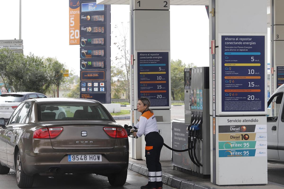 Una gasolinera de Córdoba.