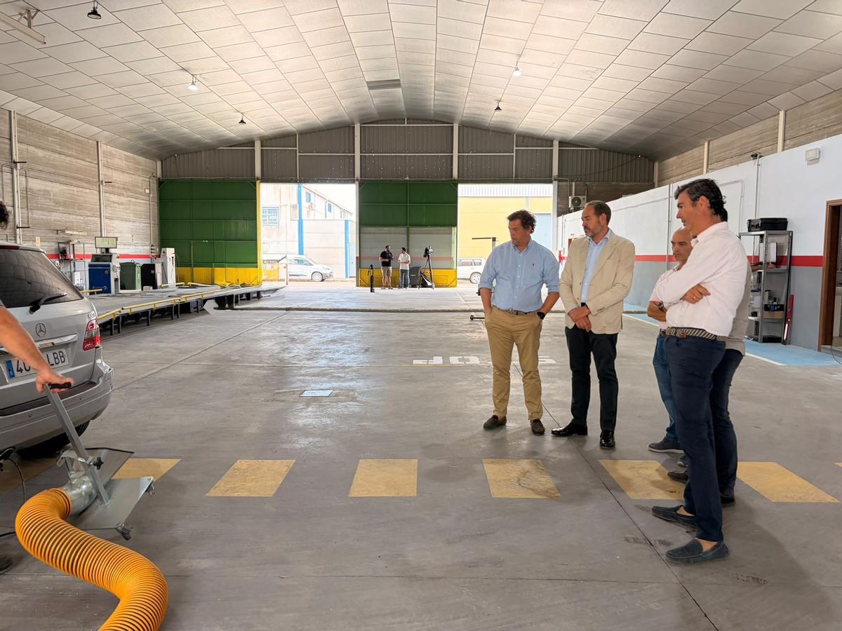 Francisco José Ramírez, en la visita.