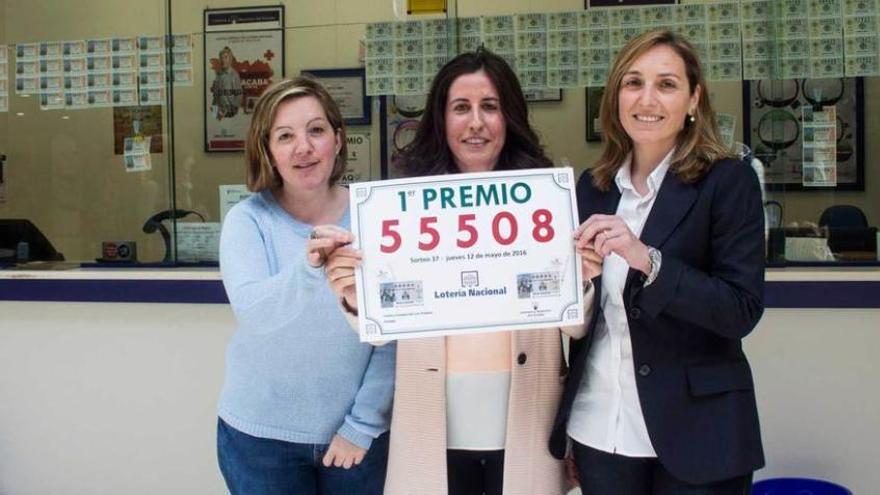 Por la izquierda, Pilar Menéndez, Aurora Alonso y Ana Belén Tamargo.