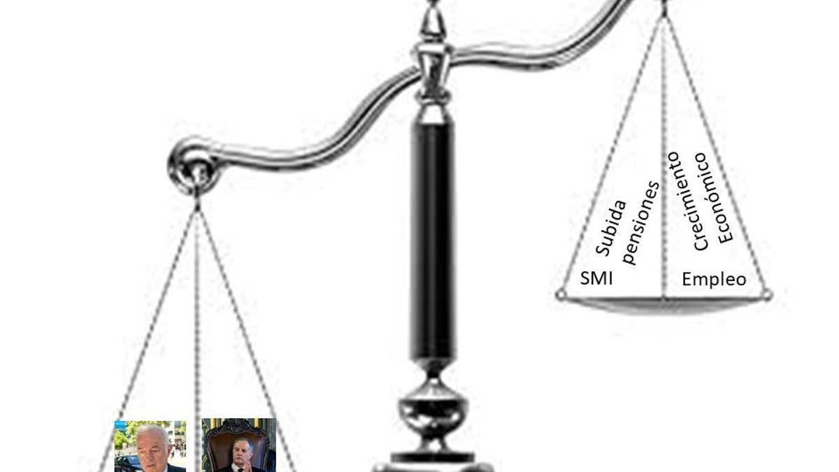 Melchor, Gaspar, Baltasar y Peinado.