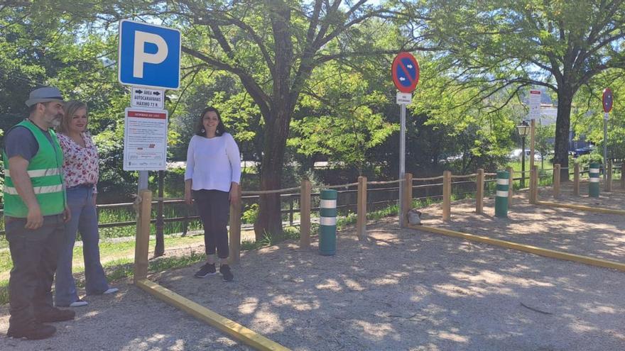 Redondela habilita en A Marisma una zona para autocaravanas con siete plazas