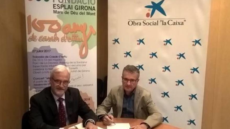 La Caixa col·labora amb el centenari  dels casals d&#039;estiu