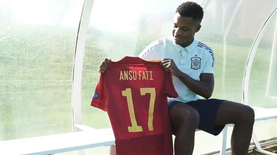 Lo que le dijo Luis Enrique a Ansu Fati antes de debutar con la absoluta