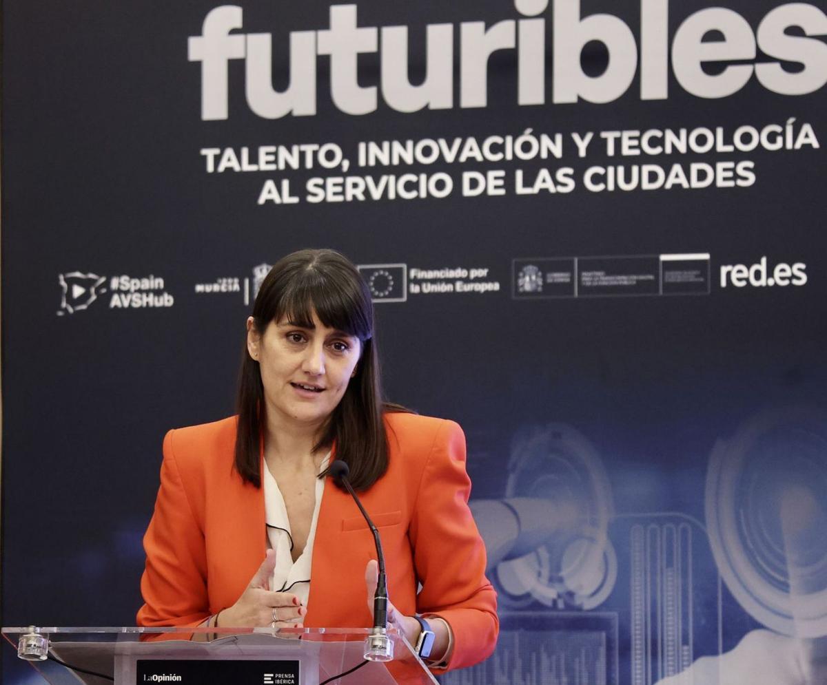 María González Veracruz, en el evento Futuribles
