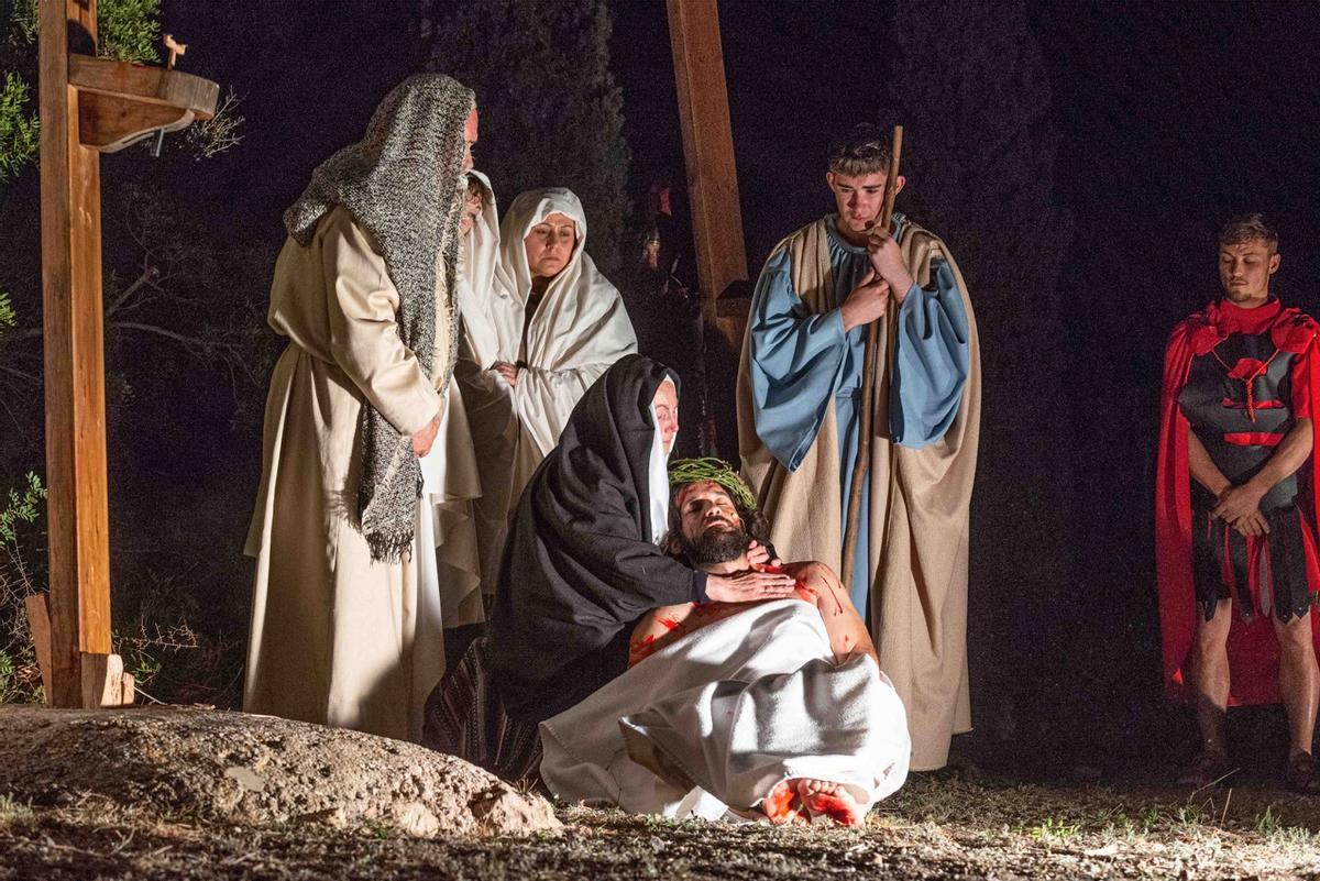 Borriol rememora la Pasión de Cristo de Nueva Jerusalén.