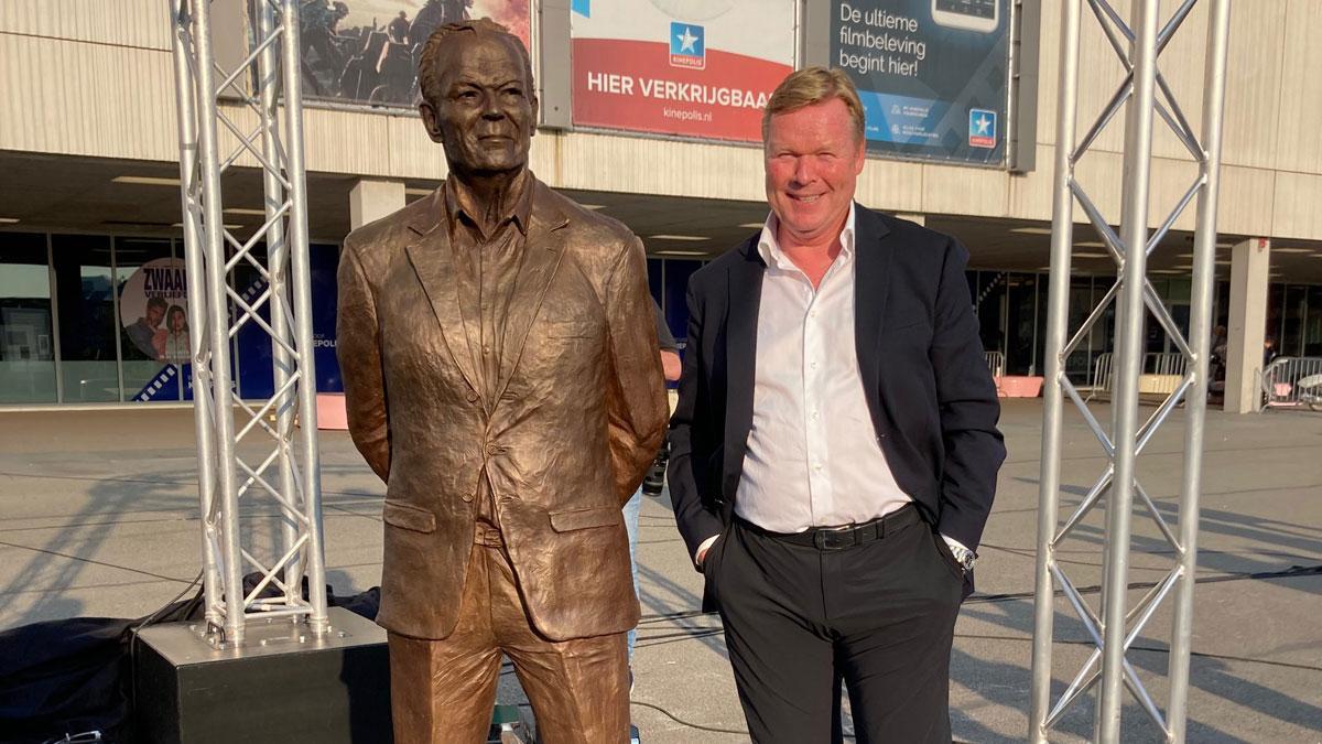 koeman participó en un homenaje a su padre en Groningen