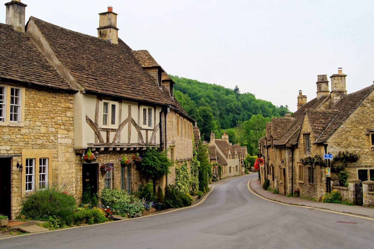 West street es probablemente la calle más bonita de Castle Combe.