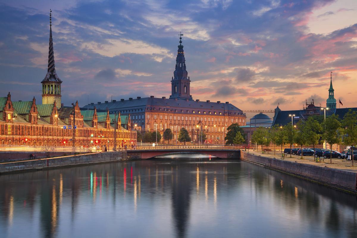 Canales de Copenhague.