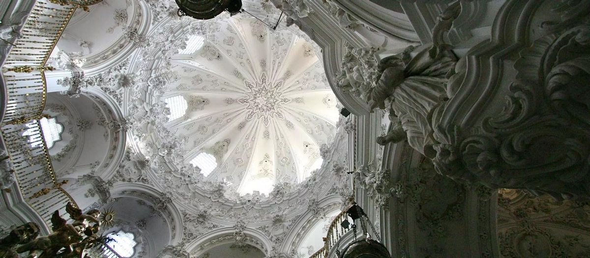 Cúpula de la capilla del Sagrario de la parroquia de la Asunción de Priego.