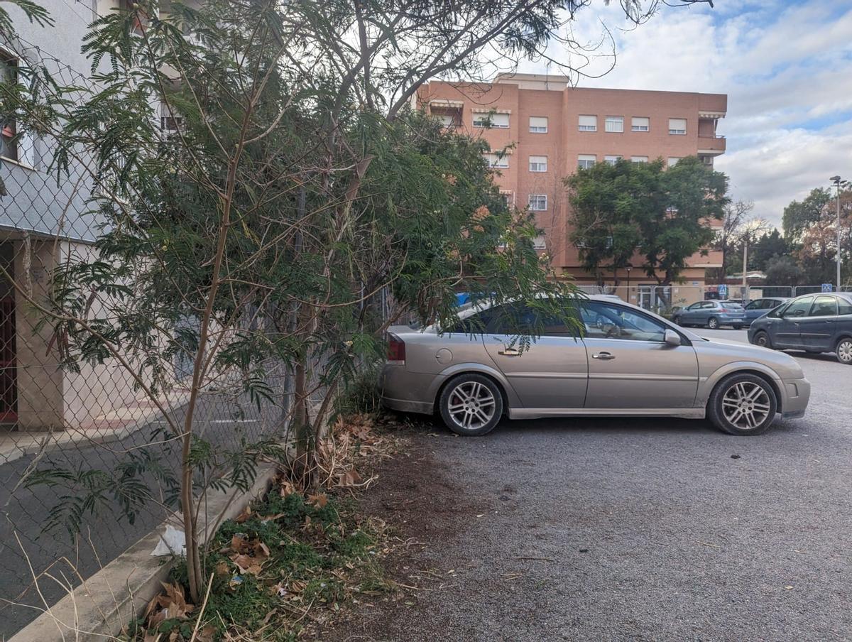 El aparcamiento disuasorio de la calle Maigmona.