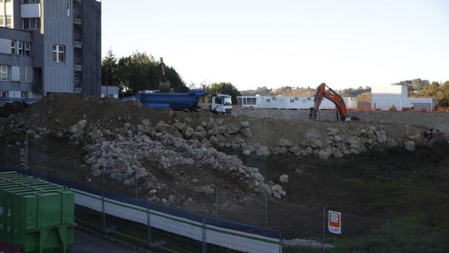 Obras para la ampliación de Cabueñes. | Ángel González