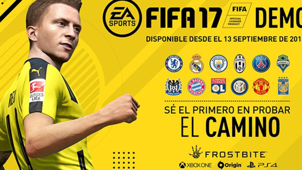 La demo del FIFA17 ya está disponible
