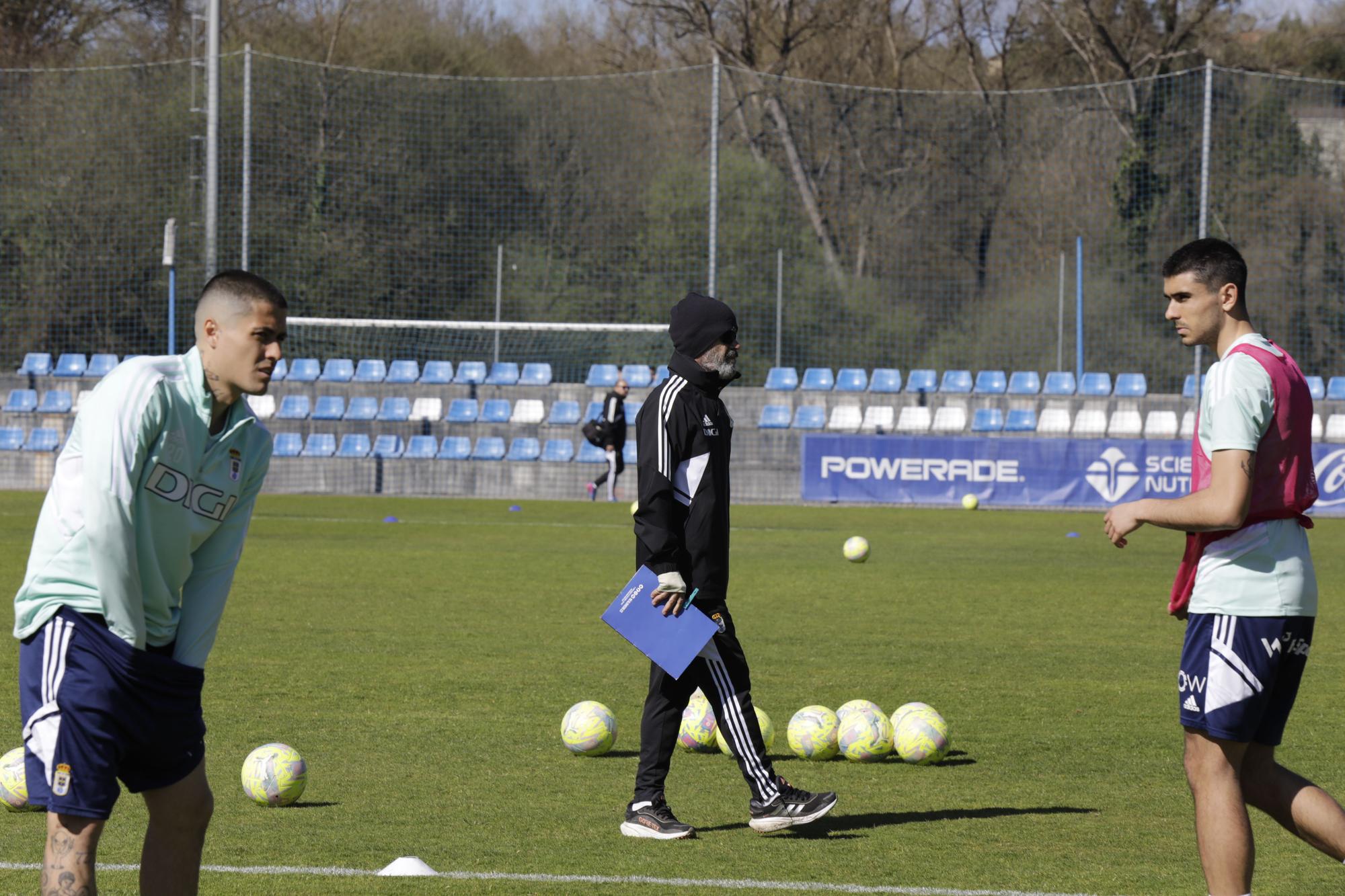 EN IMÁGENES: el entrenamiento del Oviedo