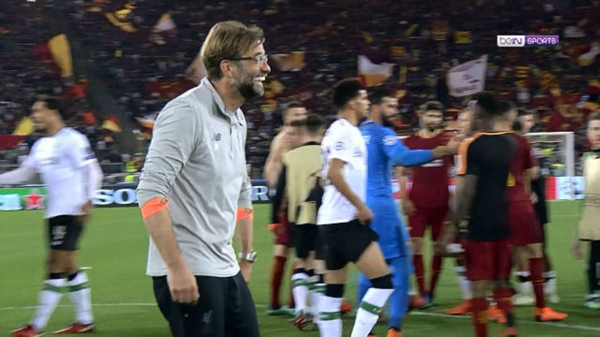 LACHAMPIONS | Roma - Liverpool (4-2): Así fue la reacción de Klopp tras conseguir el pase a la final