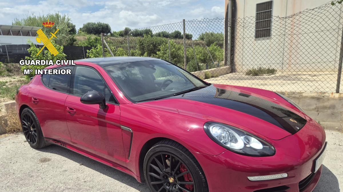 El coche de alta gama robado en Archena el pasado mes de mayo