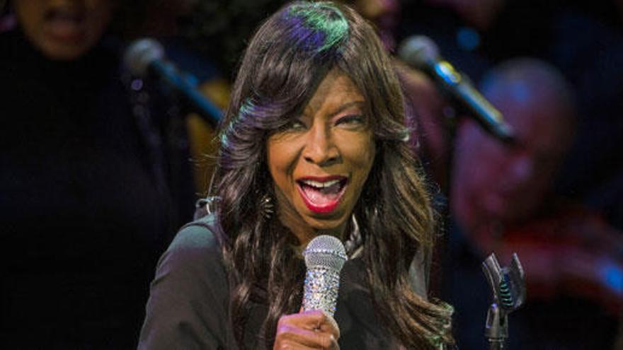 La cantante de jazz Natalie Cole