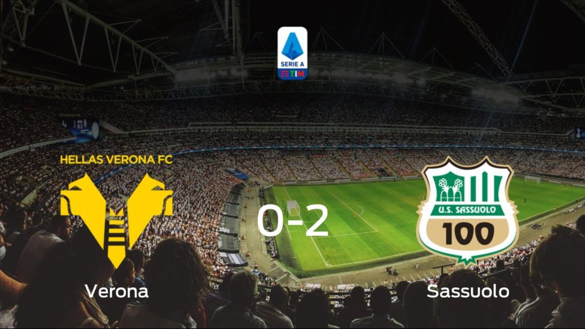 El Sassuolo suma tres puntos a su casillero frente al Hellas Verona (0-2)