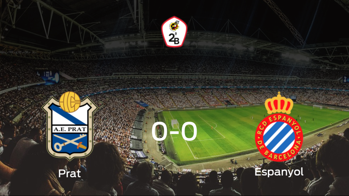 El Prat y el Espanyol B no encuentran el gol y se reparten los puntos (0-0)