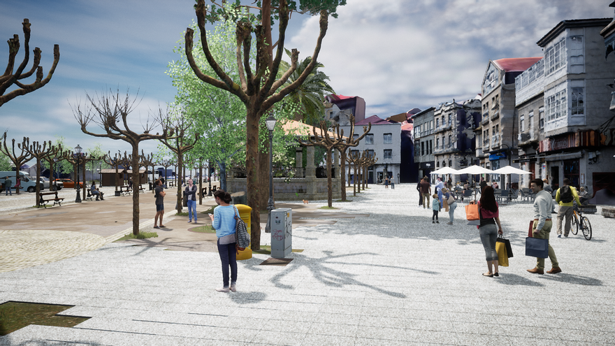 Un vídeo recrea el entorno de la Alameda Vella con la peatonalización del Plan Ágora